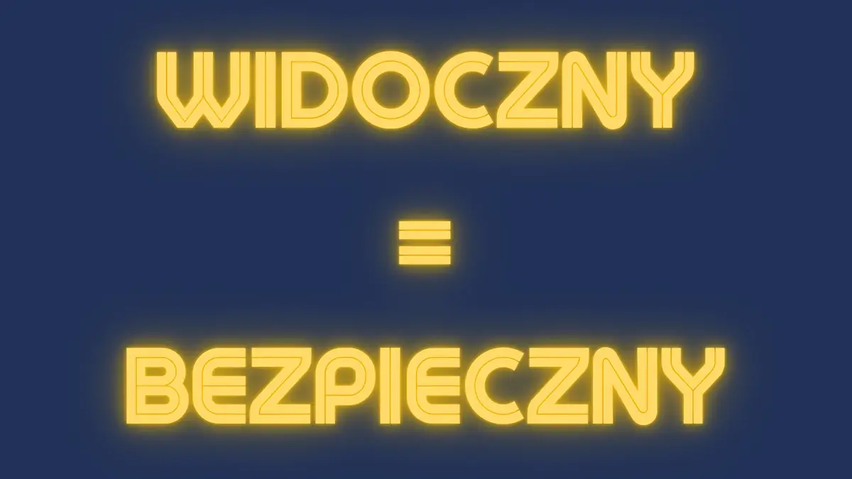 Kampania 'Widoczny = bezpieczny' poprawi bezpieczeństwo na drogach