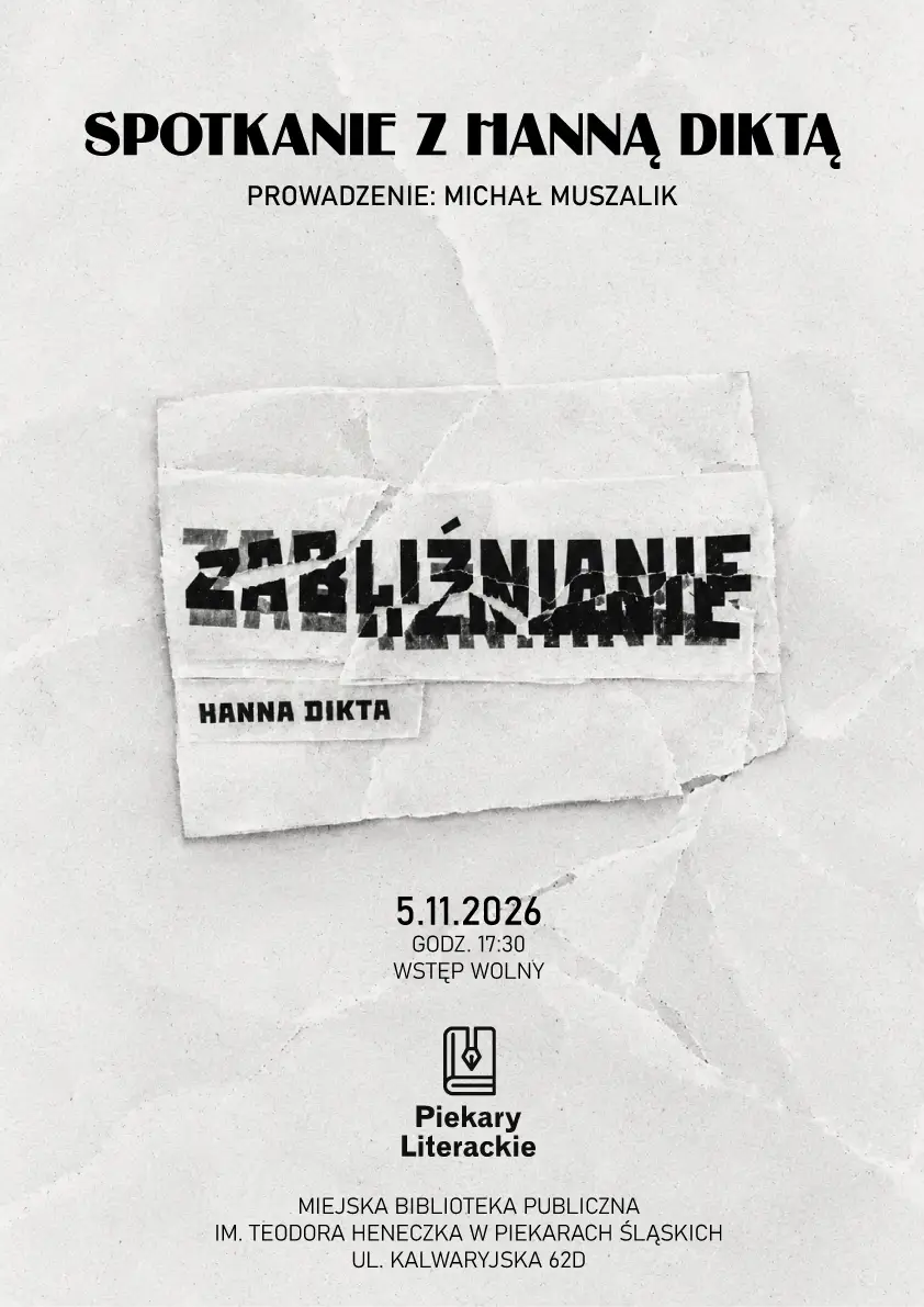 Spotkanie autorskie z Hanną Diktą w Bibliotece Centralnej