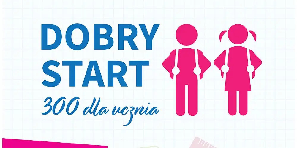 Wnioski o 300 zł na wyprawkę szkolną dostępne od lipca