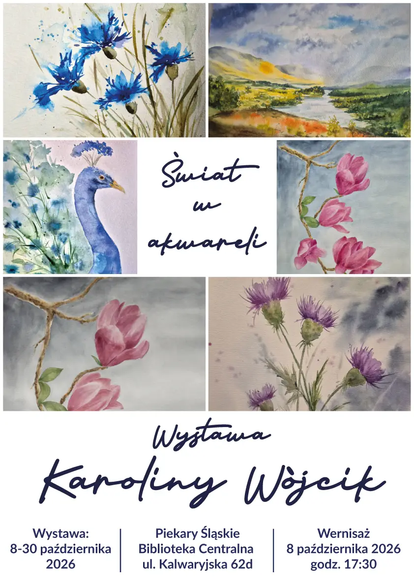Wernisaż wystawy 'Świat w akwareli' w Bibliotece Centralnej