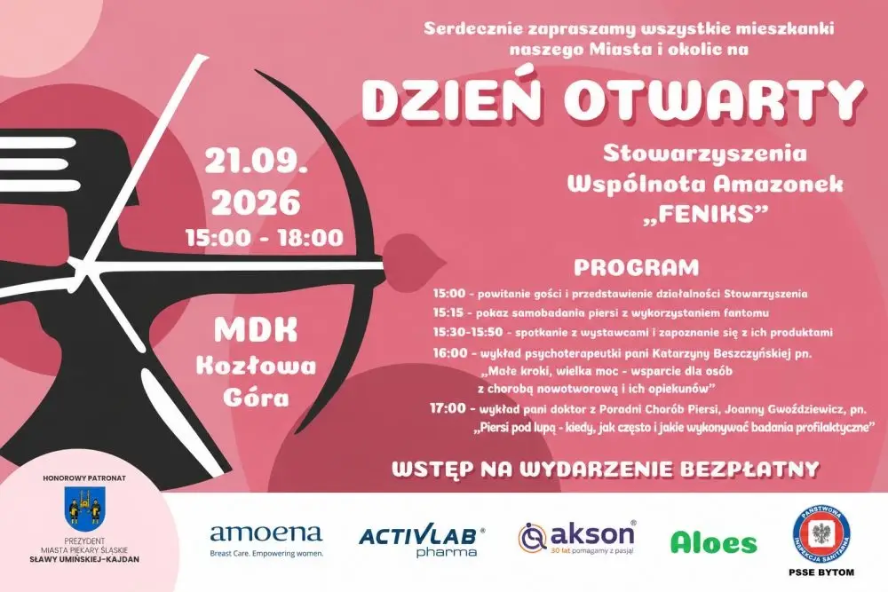 Dzień Otwarty Stowarzyszenia Wspólnota Amazonek Feniks – 21 września 2026