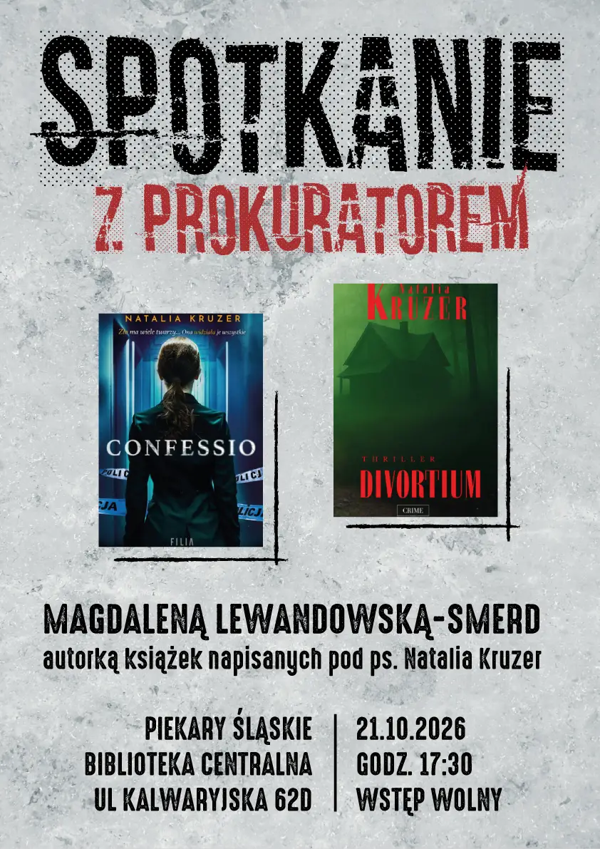 Spotkanie z prokuratorem Magdaleną Lewandowską-Smerd w Piekarach Śląskich