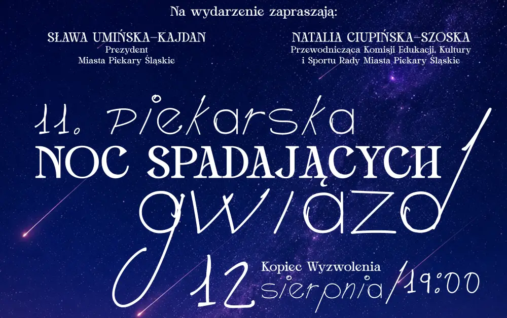 11. Piekarska Noc Spadających Gwiazd już dzisiaj na Kopcu Wyzwolenia