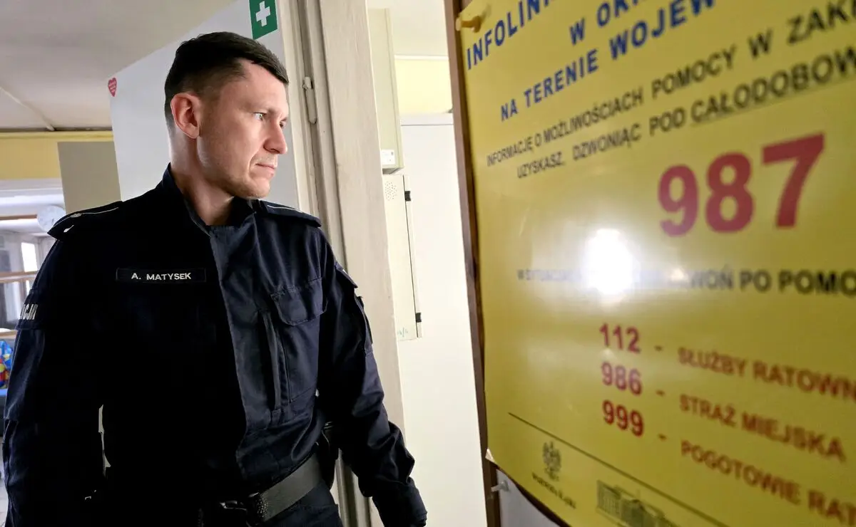 Policja podejmuje działania w związku z kryzysem bezdomności