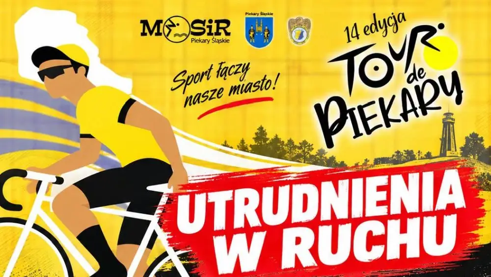 Utrudnienia w ruchu drogowym podczas wyścigu TOUR DE PIEKARY